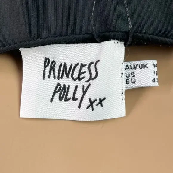 New Princess Polly Monument Black Lace Bra Top Thong Bodysuit - Picture 12 of 14